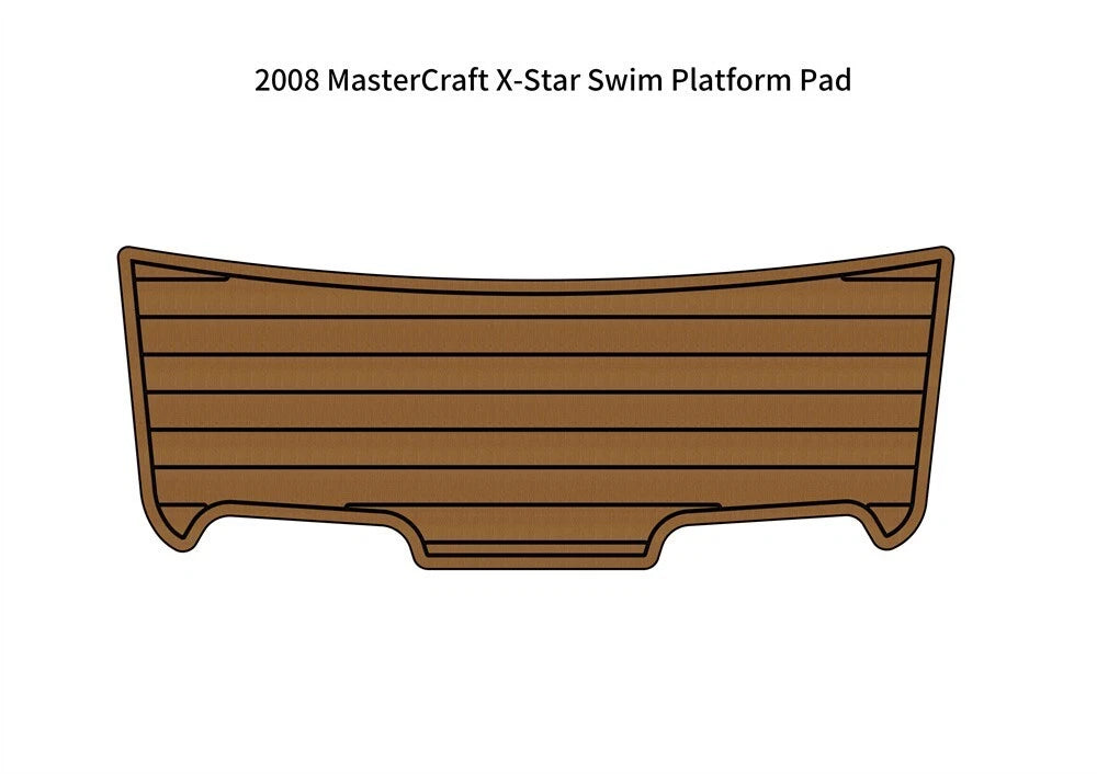 Swim Platform Pad for MasterCraft X-Star (2008) - EVA Foam Teak Deck Flooring