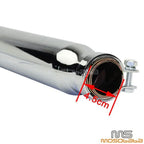 Chrome Muffler Exhaust Pipe Silencer 19" for Harley Road King, Tri Glide