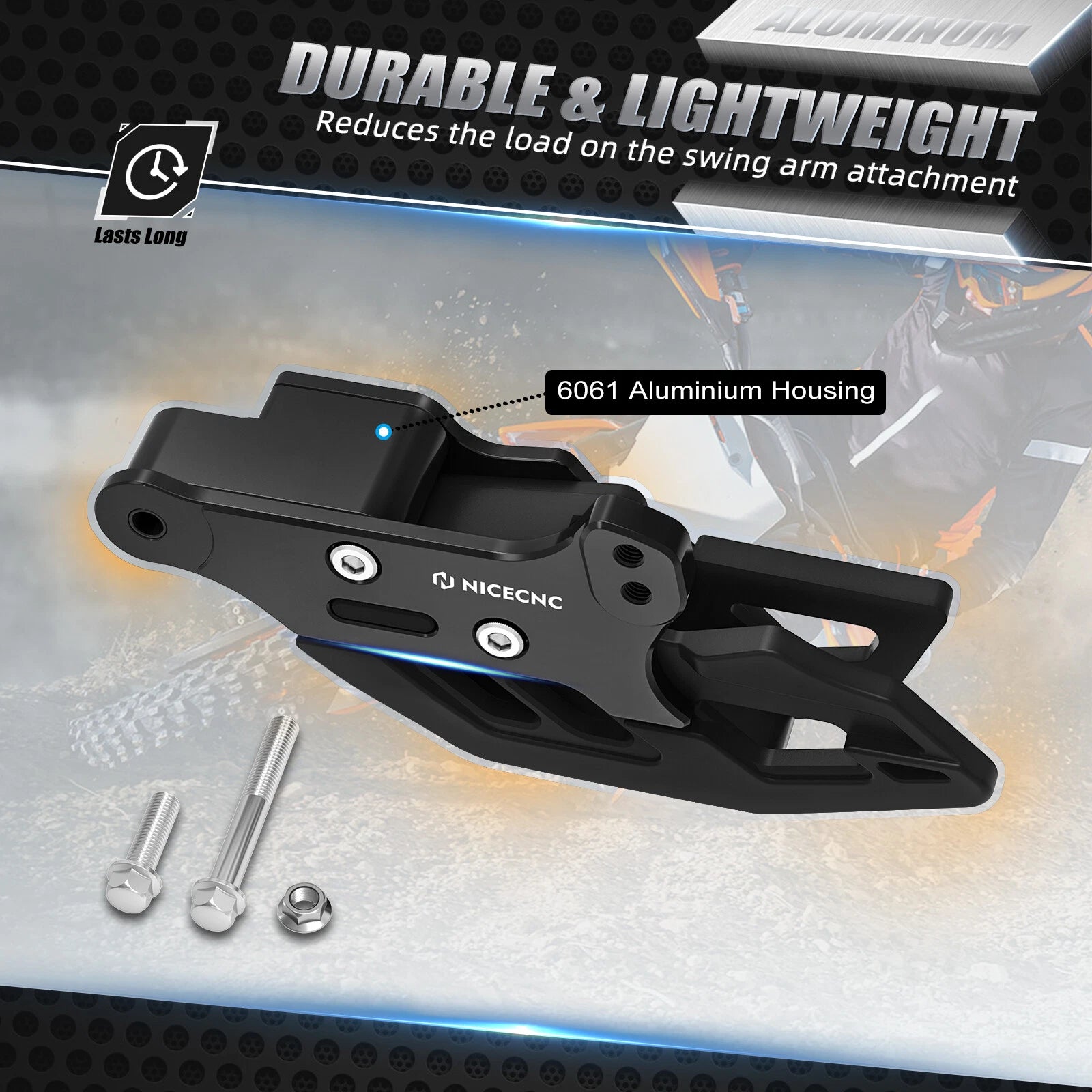 Rear Chain Guide Guard for KTM 390 Adventure (2020–2023), 250 Adventure (2020–2021)