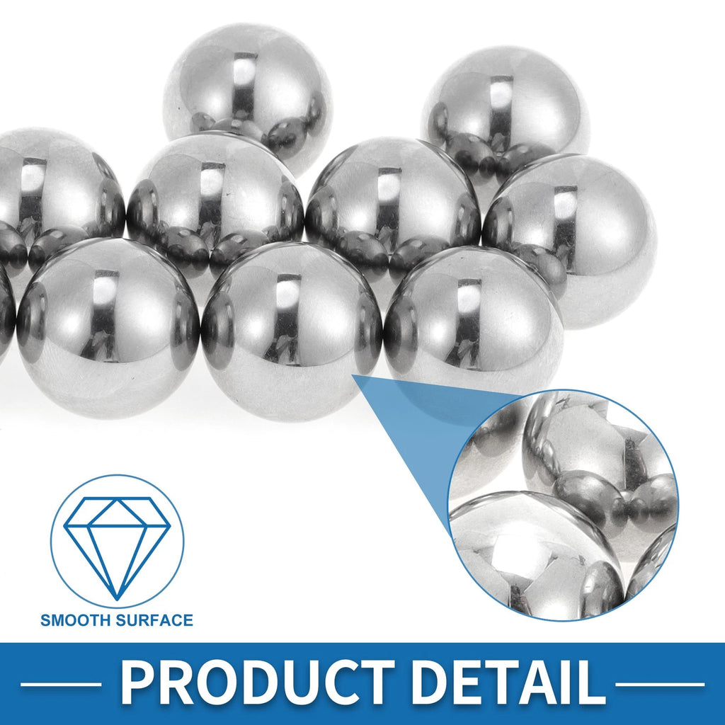 Set of 10 Precision 21.4mm Steel Ball Bearings G16
