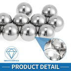 Set of 10 Precision 21.4mm Steel Ball Bearings G16