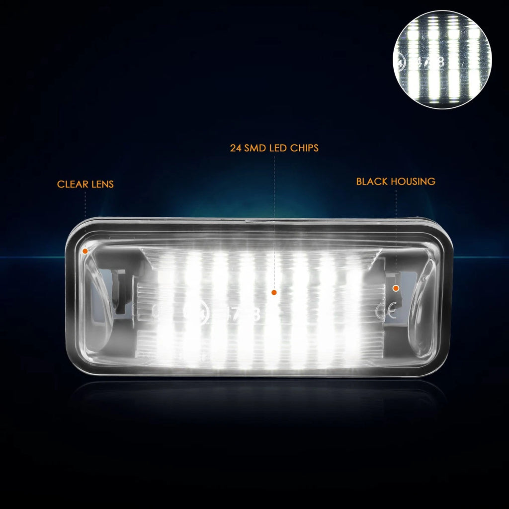 Nuvision White LED License Plate Lights for Subaru BRZ/Impreza/Legacy/WRX (2010–2020)