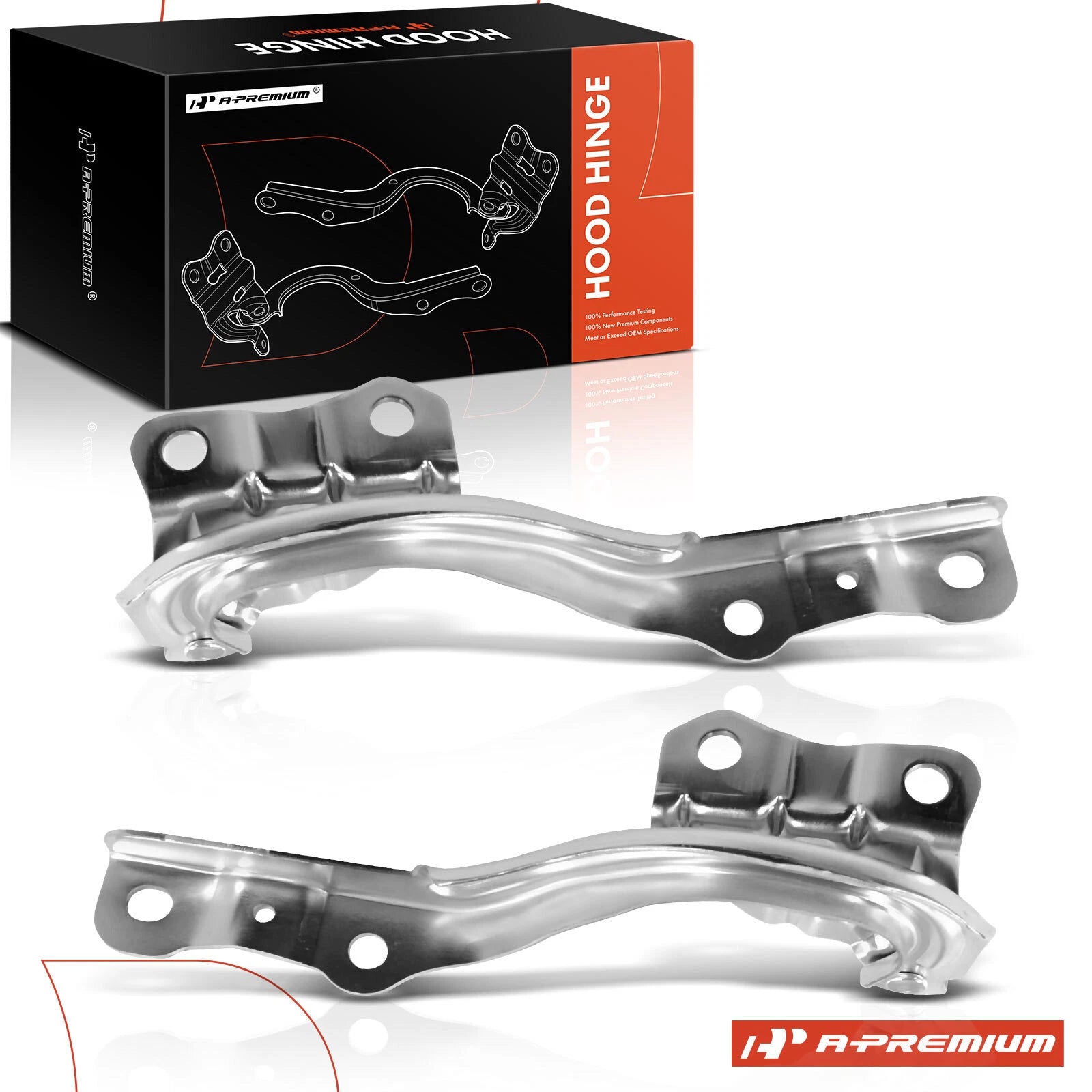 2X Hood Hinges for Kia Rio (2018–2023)