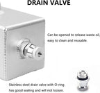 2L Oil Catch Can Tank for Universal Applications (Baffled, 10AN Breather)