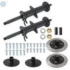 40" Rear Axle Kit for Go Kart Golf Cart ATV (4 Stud Hub, 7"-8" Wheels)