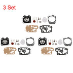 3X Carburetor Gasket Repair Kit for Honda CG260 (43CC, 52CC) 40-5/44F-5
