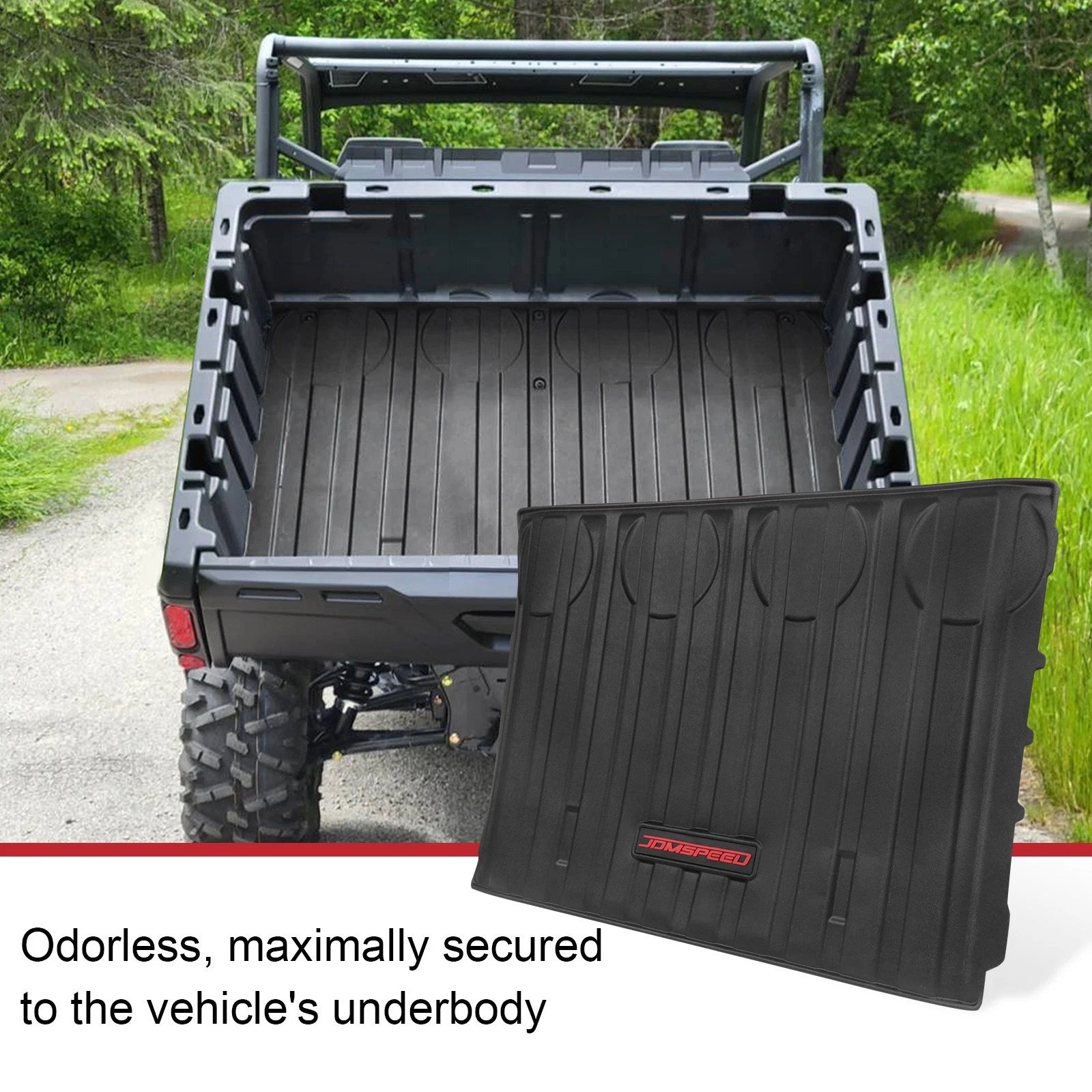 Black Bed Mat for Can-Am Defender (2016-2025) All-Weather