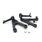Front Rider Foot Rest Pegs Brackets for Yamaha R6 (2003–2010) - Black