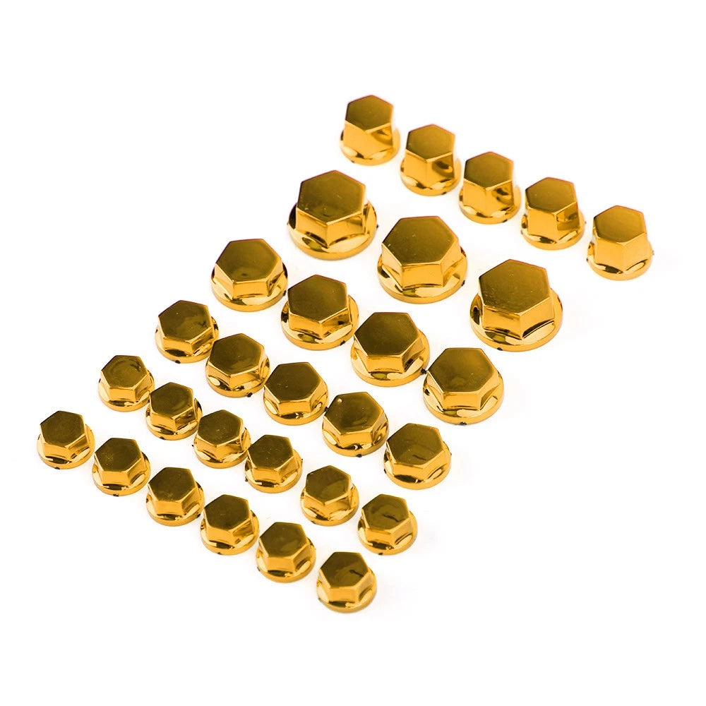 30pcs Hexagon Socket Screw Covers for Motorcycle (Universal)