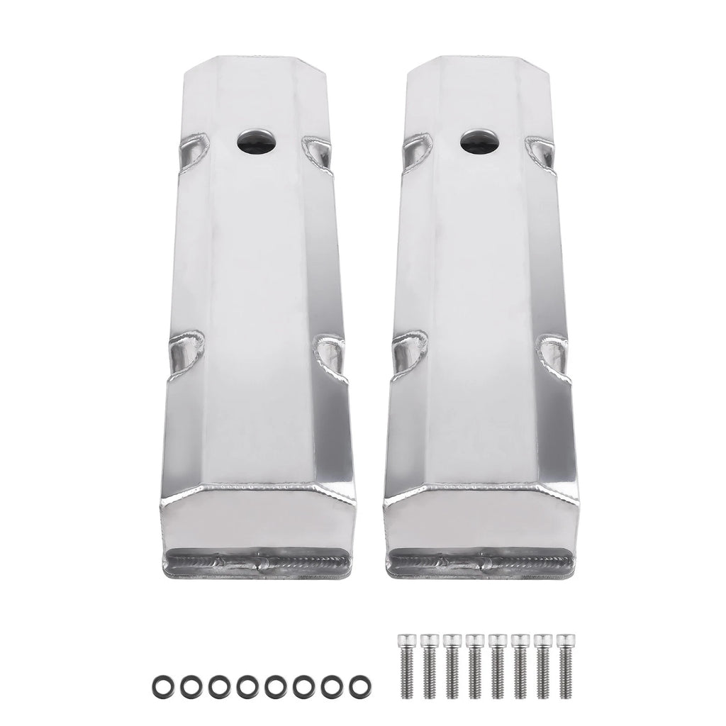 Fabricated Aluminum Valve Covers with Bolts for Small Block Chevy 283-327