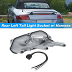 Set of 2 Rear Left Tail Light Socket Wiring Harness 8J0945257A for Audi TT (2006–2014)