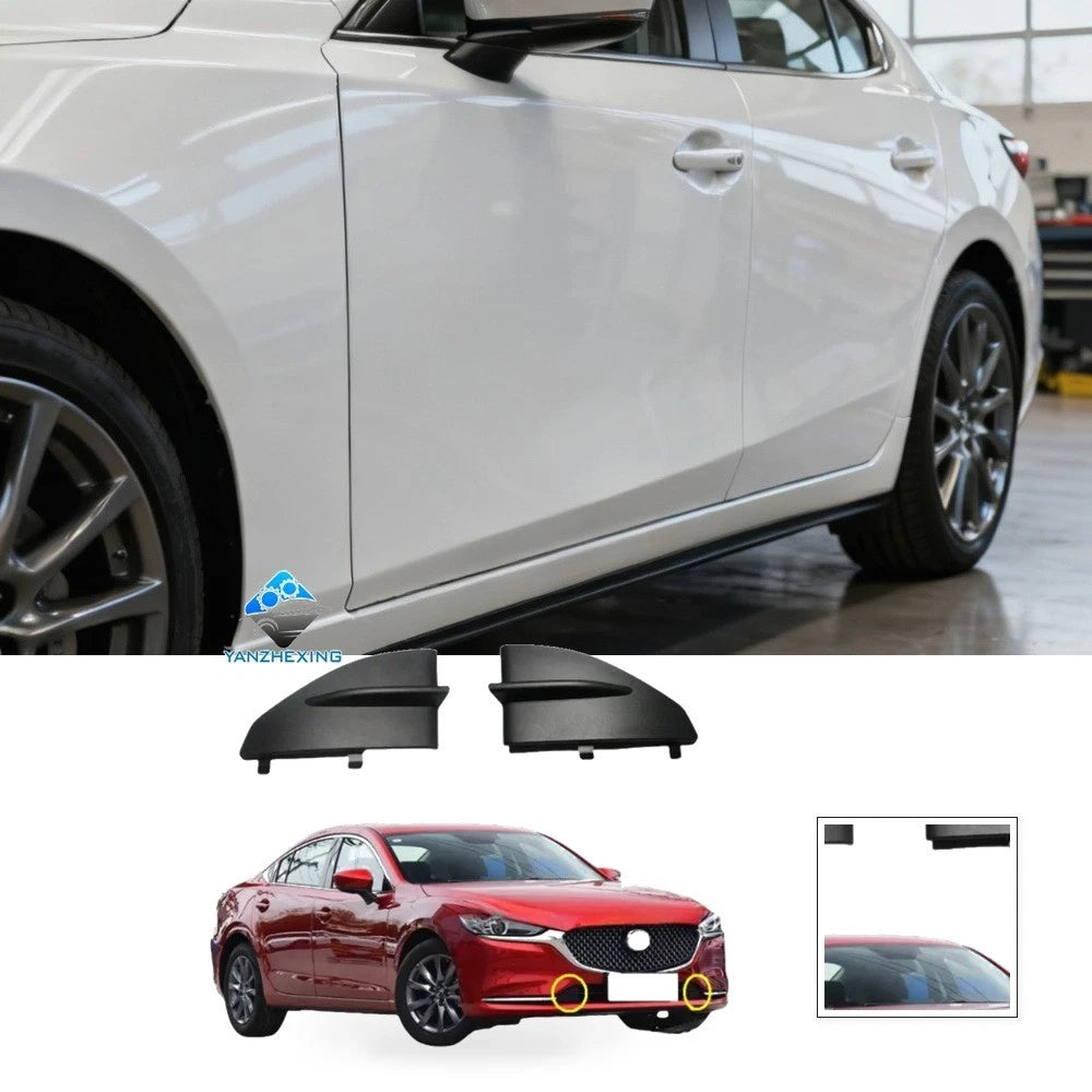 Front Bumper Lower Grille Triangle Trim Cover for Mazda