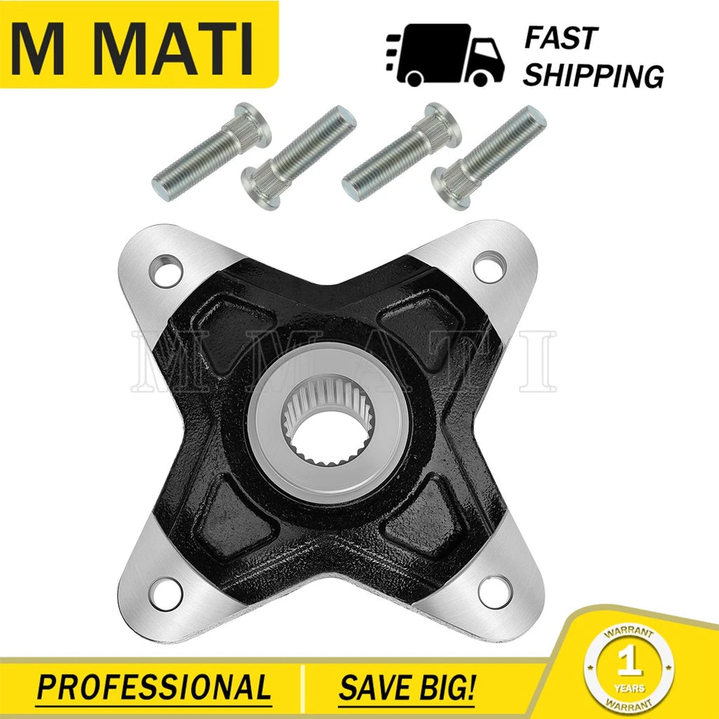 Rear Wheel Hub Kit w/ Bolts for Polaris RZR 900 RZR 4 900 (2011–2014)