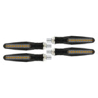 4 x Universal Motorcycle LED Amber Turn Signal Lights for Bike