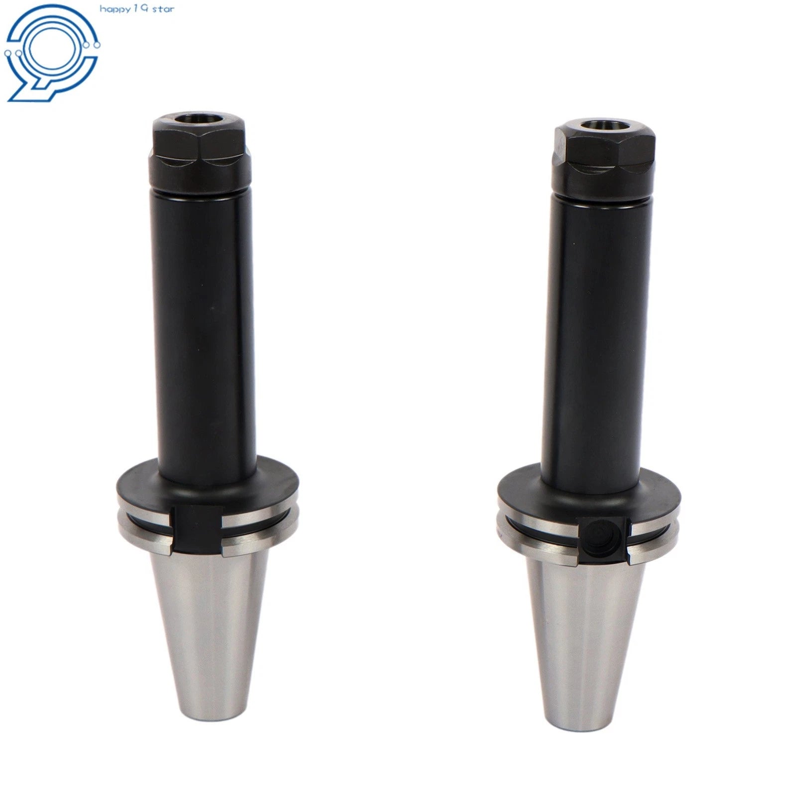 Set of 2 CAT40 ER20 Chucks for CNC Machines (6" Extra Long, 25000RPM)