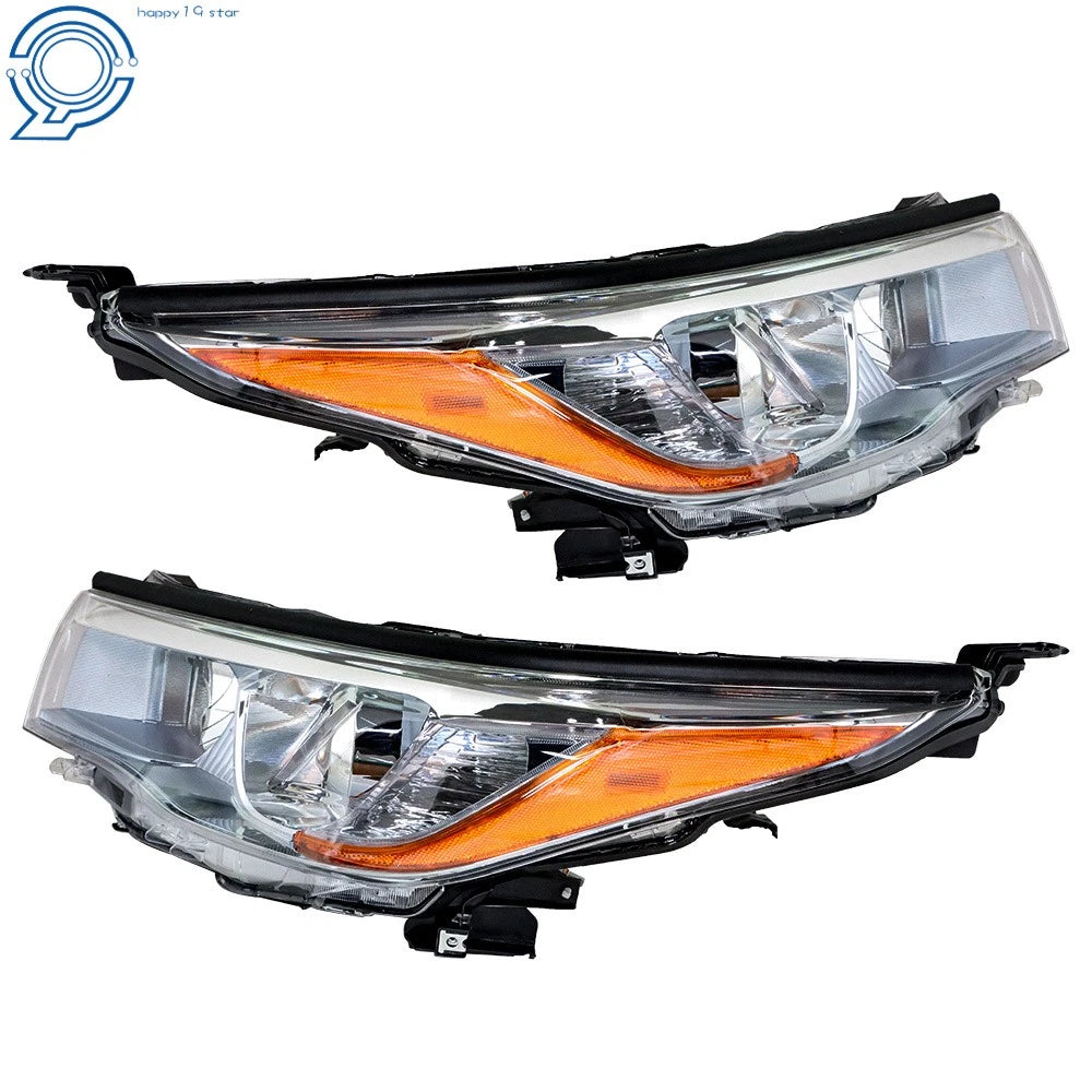 Headlight Set for Toyota Highlander (2014-2016) Halogen Projector