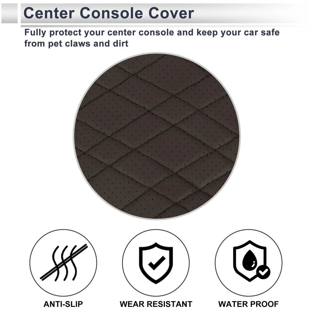 Center Console Cover for BMW X3 (2018–2024) Deep Brown