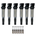 Set of 6 Ignition Coils & Iridium Spark Plugs for BMW E90 E91 E92 E93 328i (2007–2013)
