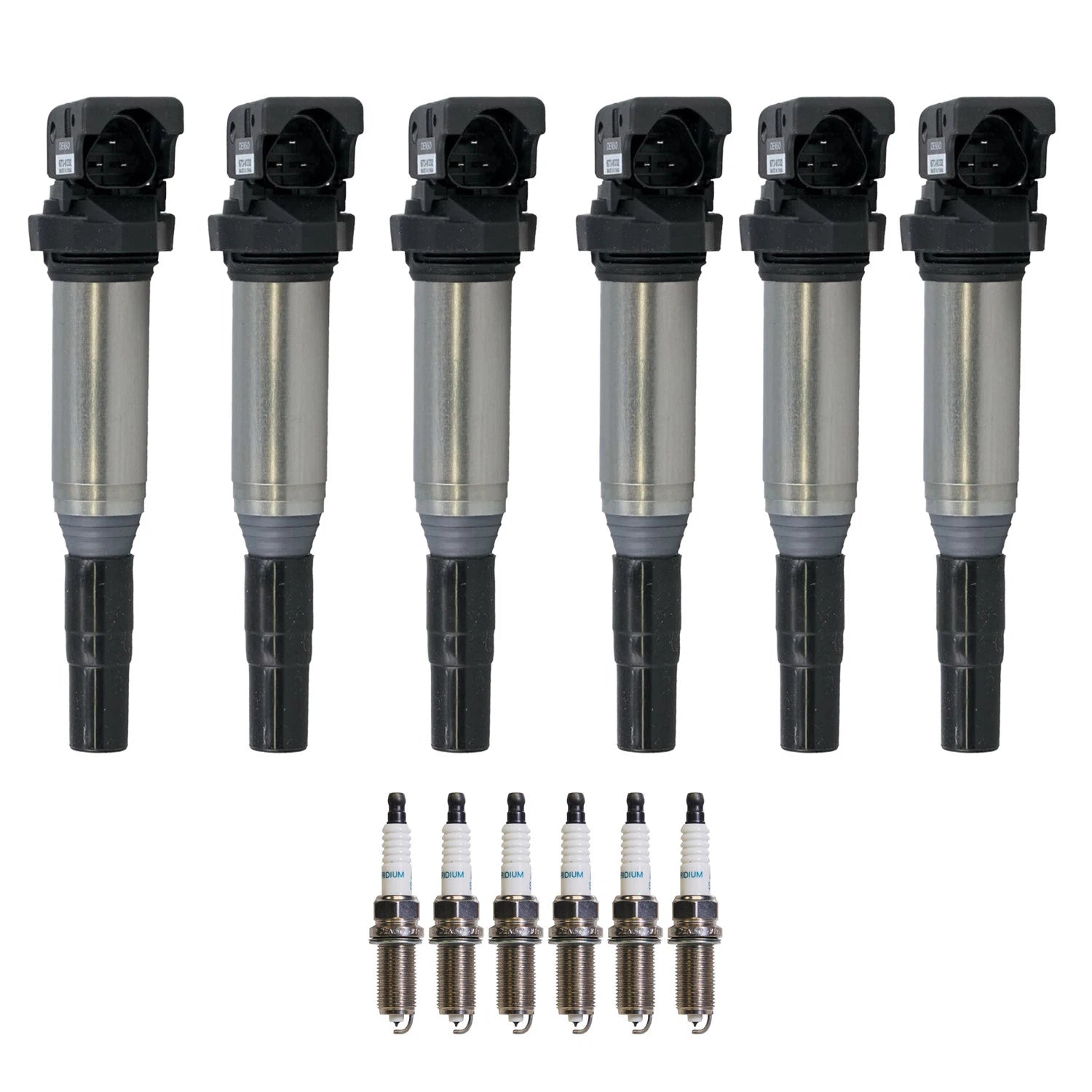 Set of 6 Ignition Coils & Iridium Spark Plugs for BMW E90 E91 E92 E93 328i (2007–2013)