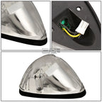 5Pcs Chrome Housing Yellow LED Cab Roof Running Light for Dodge Ram (1994–1998)