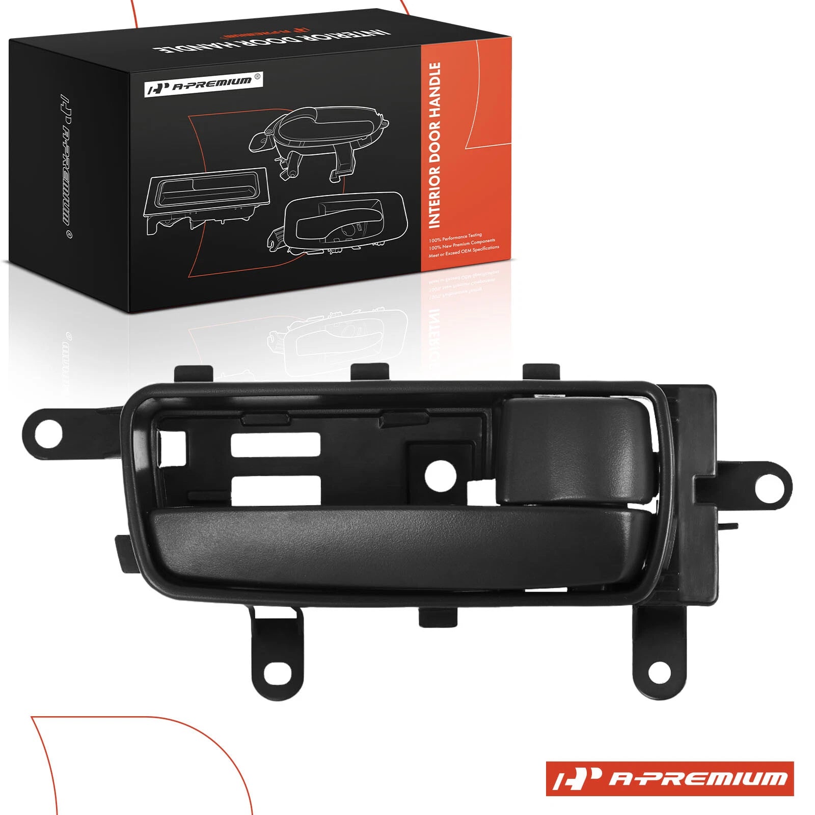 Right Interior Door Handle for Nissan Sentra (2007–2012) Black Plastic