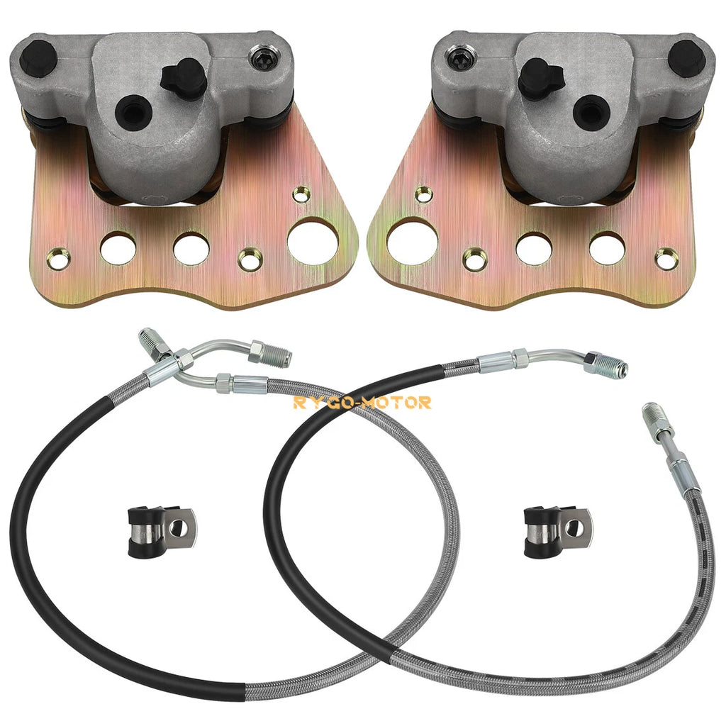 Front Brake Calipers & Hose Lines for Polaris Magnum 325 500 Xpedition 425 (1999–2000)
