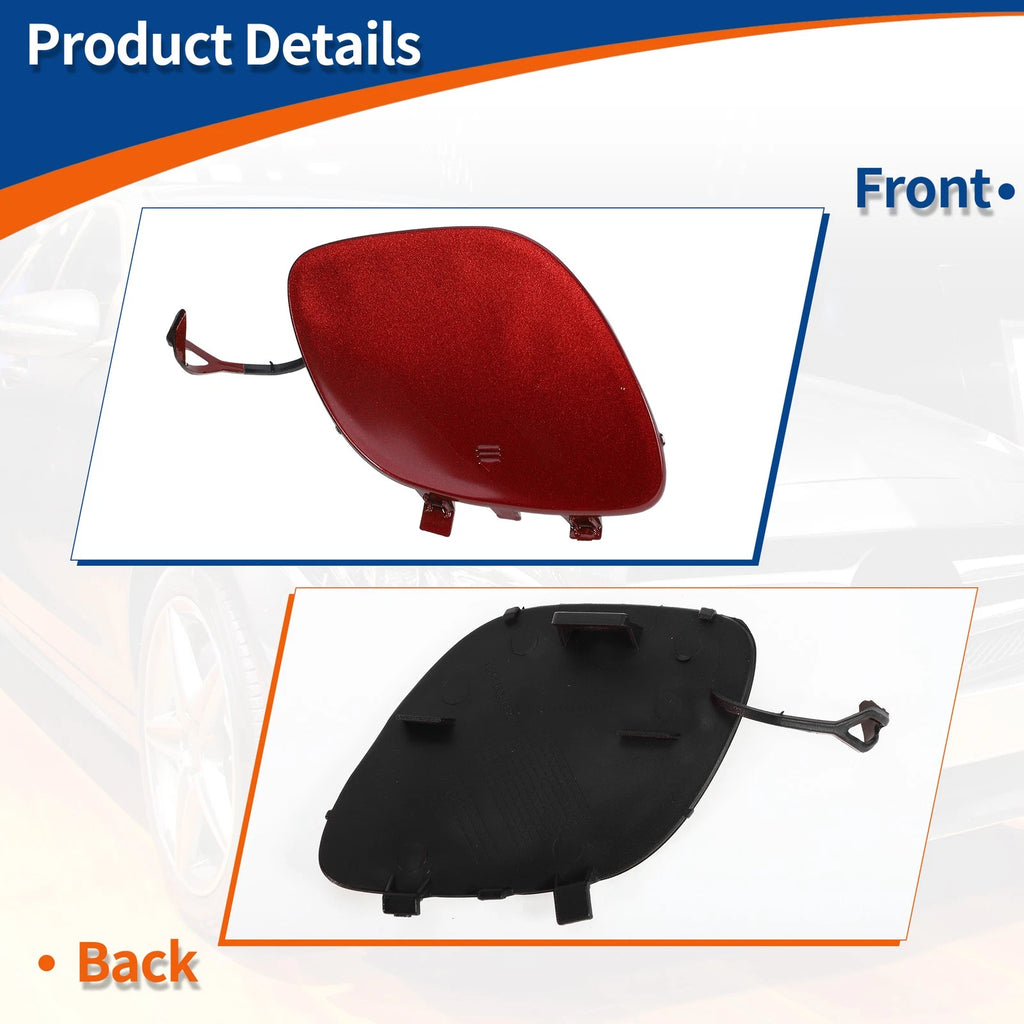 Tow Hook Cover for Mercedes-Benz C300 (2015–2018) No.A2058850024 Red