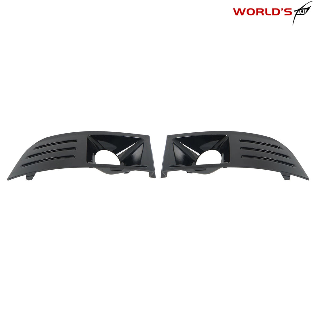 Fog Light Trim Cover Set for Ford Flex (2009–2012) Black Factory