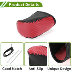 Gear Shift Knob Cover for Dodge Journey (2011–2020) Red Carbon Fiber
