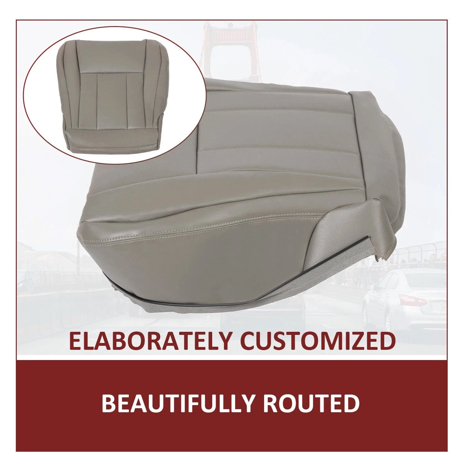 Driver Bottom Synthetic Leather Seat Cover for Toyota 4Runner (1996–2002)