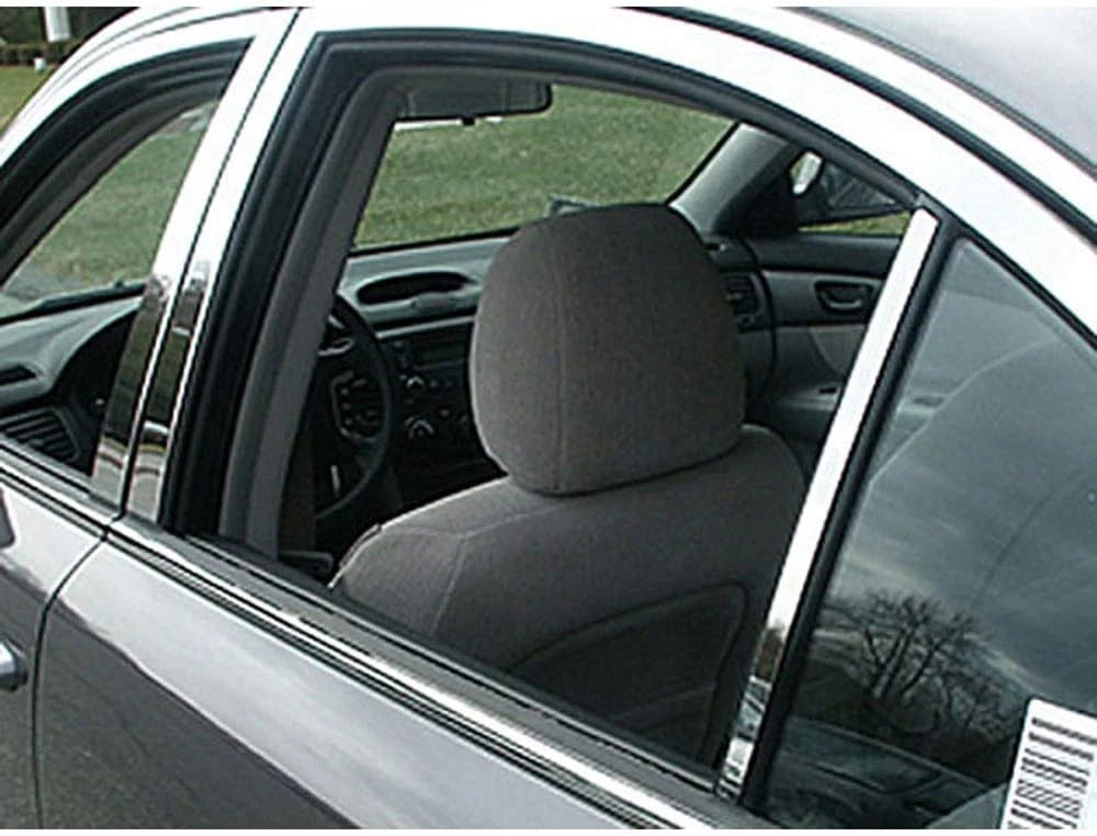 6pc. Luxury FX Chrome Pillar Post Trim for 2006.5-2010 Kia Optima