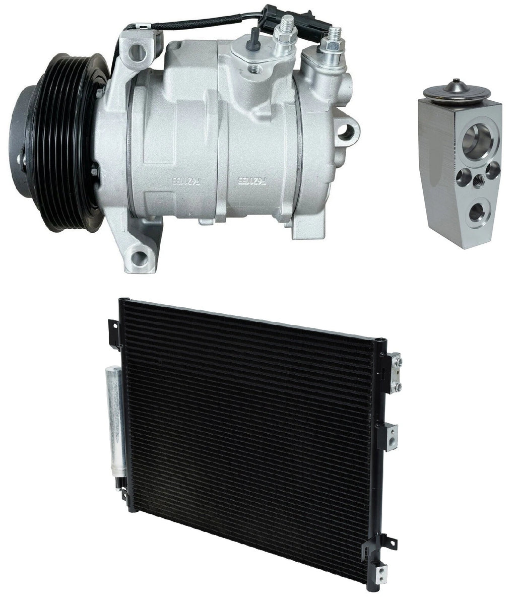 AC Compressor Kit With Condenser for Dodge Charger 5.7L (2013–2018)