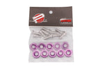 Set of 50 Billet Aluminum Fender Bumper Washers for JDM Vehicles