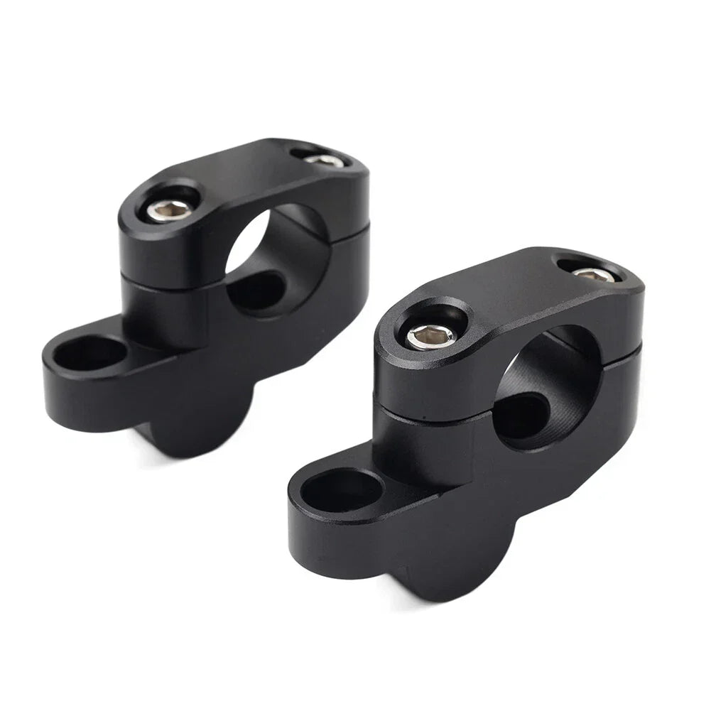 25mm Offset Handlebar Clamp Mount for Honda, Suzuki, Yamaha, Kawasaki