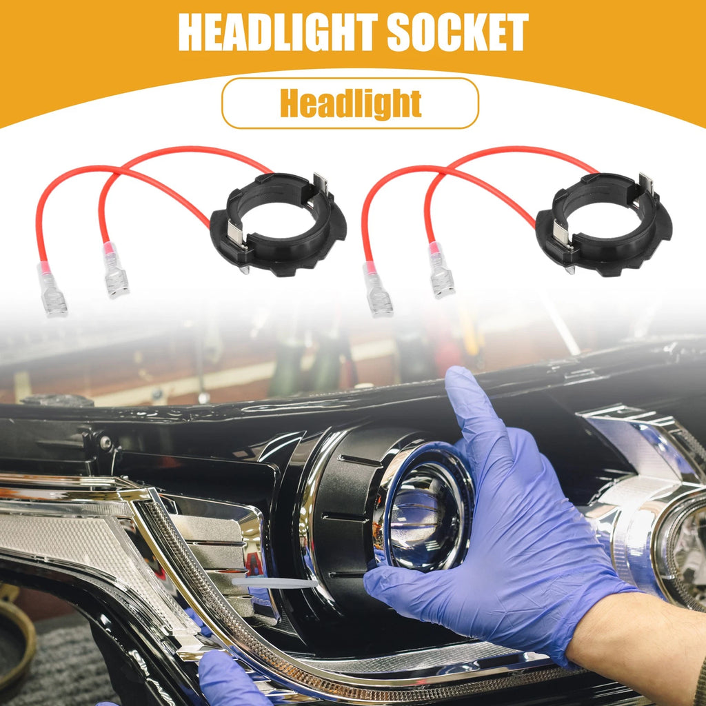 1 Pair LED Headlight Retainer Holder for Volkswagen H7 