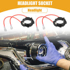 1 Pair LED Headlight Retainer Holder for Volkswagen H7 