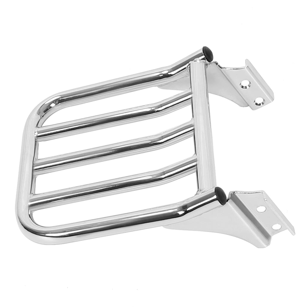 Chrome Rear Luggage Rack for Harley Fatboy Heritage Softail Dyna (1984-Present)