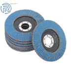 20PCS 60 Grit T29 Ceramic Flap Disc for Grinding Sanding Wheel (4.5"×7/8")