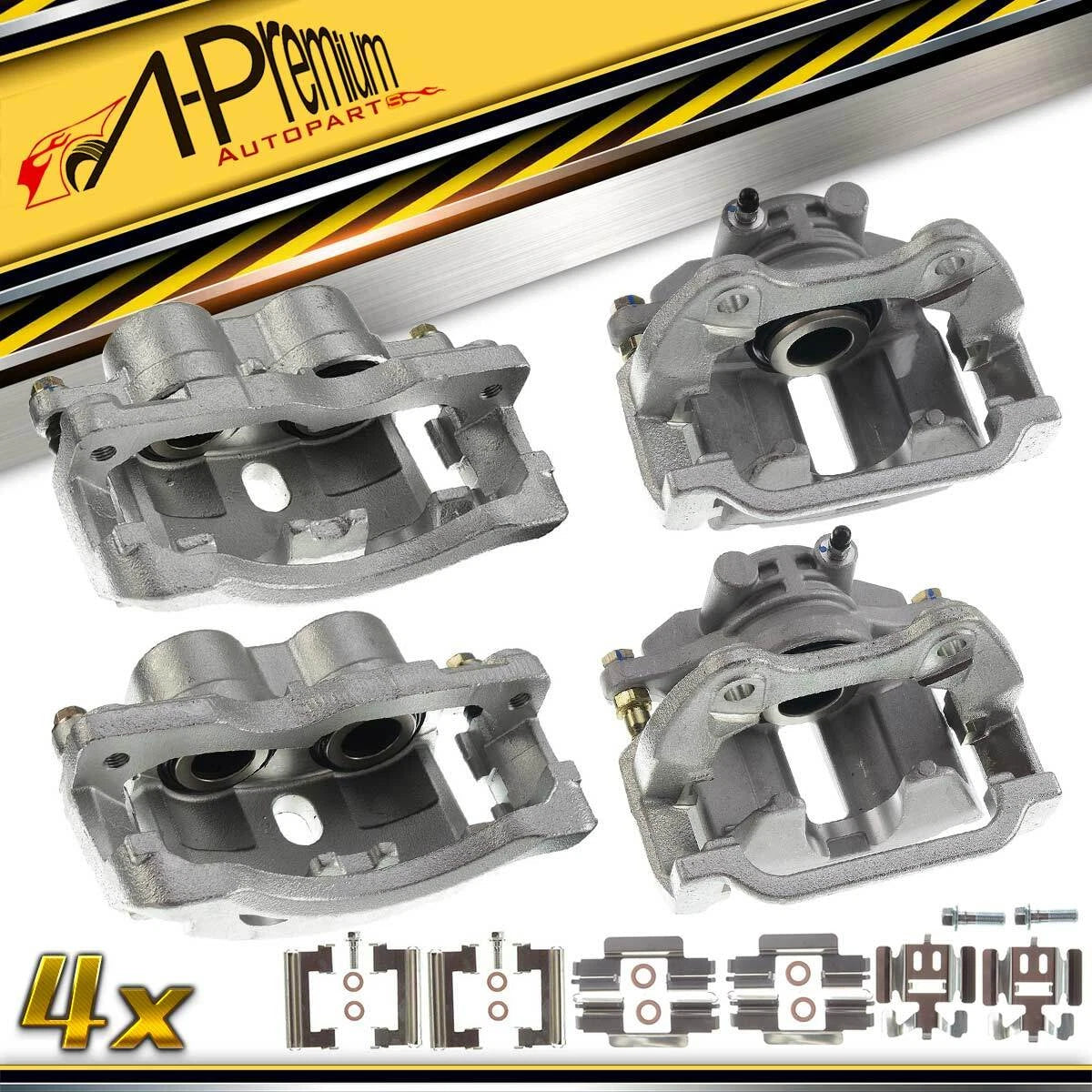 Set of 4 Brake Calipers for Cadillac DTS Deville 