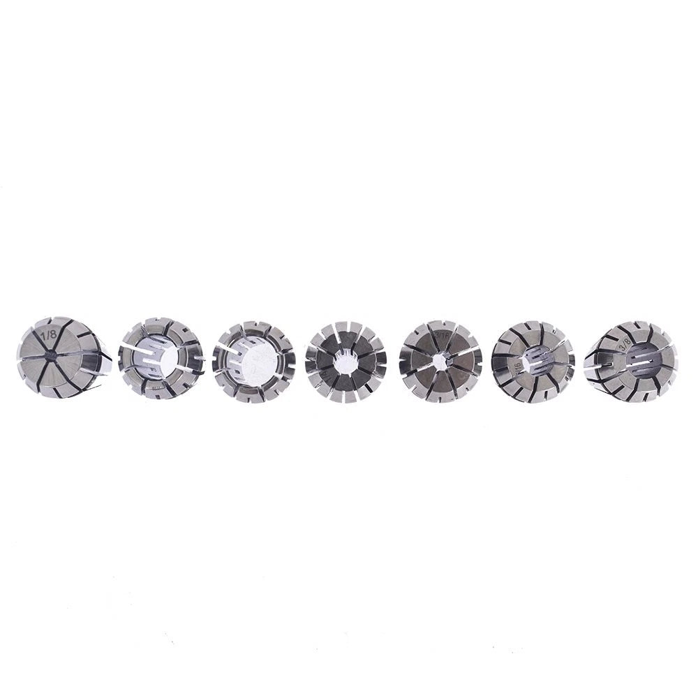 7Pc Spring Collet Set for CNC Milling Lathe Engraving Machine