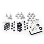 Fairing Bolts Kit Screws for Suzuki GSXR1000 (2003–2004) Silver Round