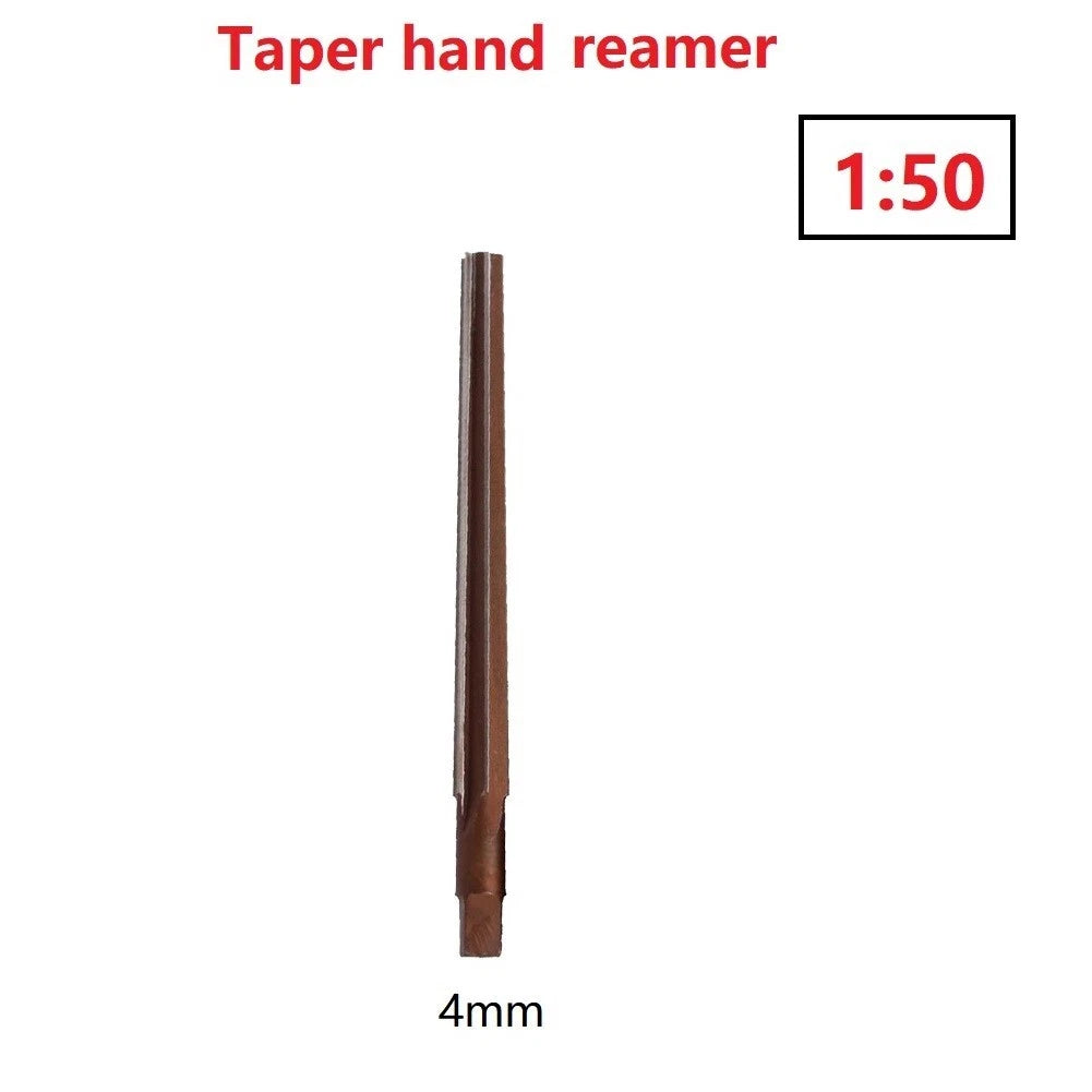 Set of 4 Conical Degree Manual Pin Taper Shank Hand Reamers 4/5/6/8mm