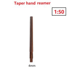 Set of 4 Conical Degree Manual Pin Taper Shank Hand Reamers 4/5/6/8mm