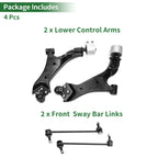 4pcs Front Suspension Control Arm Kit for Chevrolet Equinox (2010–2017) No.524157/524158