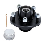 Trailer Hub Kit with 1 Inch I.D. Bearings for 5 Bolt Trailers (Year Range)
