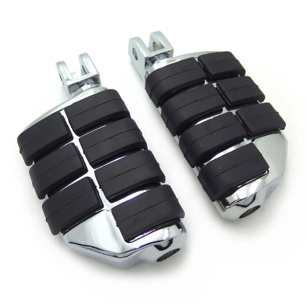Chrome Dually Footpegs for Suzuki Hayabusa GSX 1300R (1999–2015)