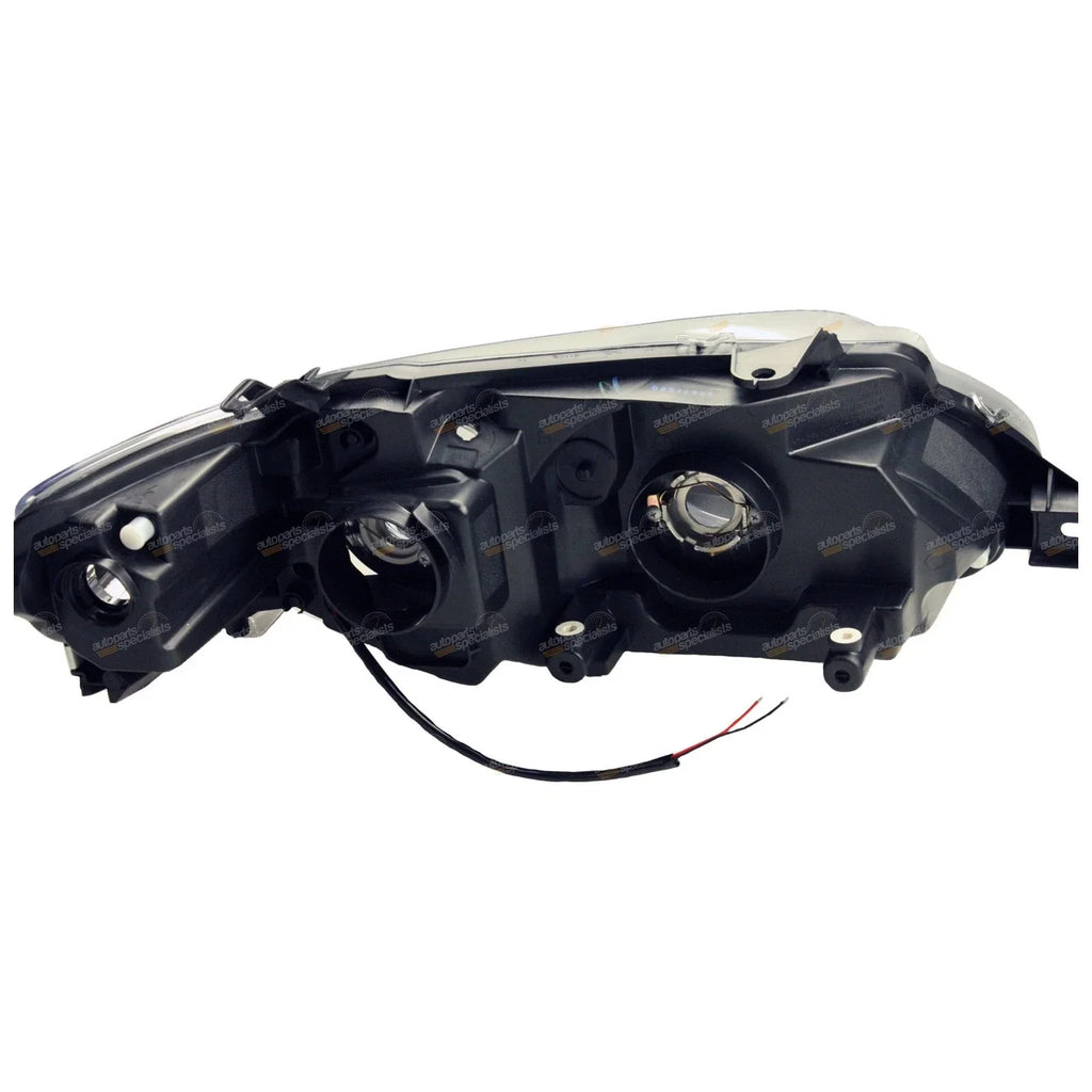 LH+RH Black Angel-Eyes HeadLight for Ford FG Falcon XR6 XR8