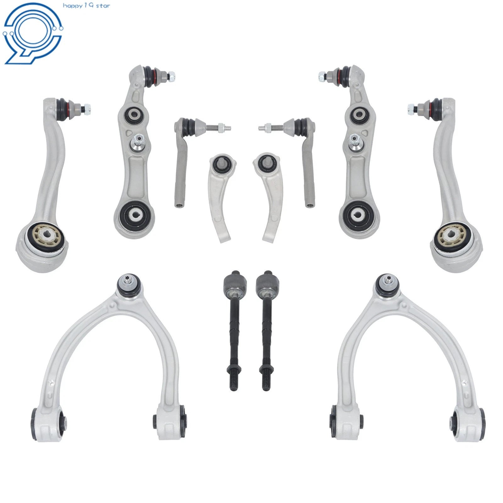 Set of 12 Front Suspension Control Arm Kits for Mercedes Benz E300 (2017–2019)