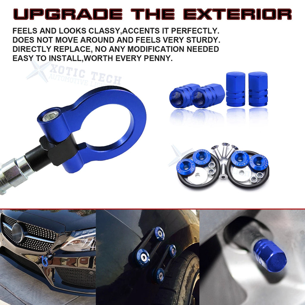 Towing Hook, Air Valve Caps, Release Fastener Lids for Mercedes (2008-2015)