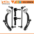 Set of 6 Front Lower Control Arms with Ball Joints for Ford Explorer (2016–2018)